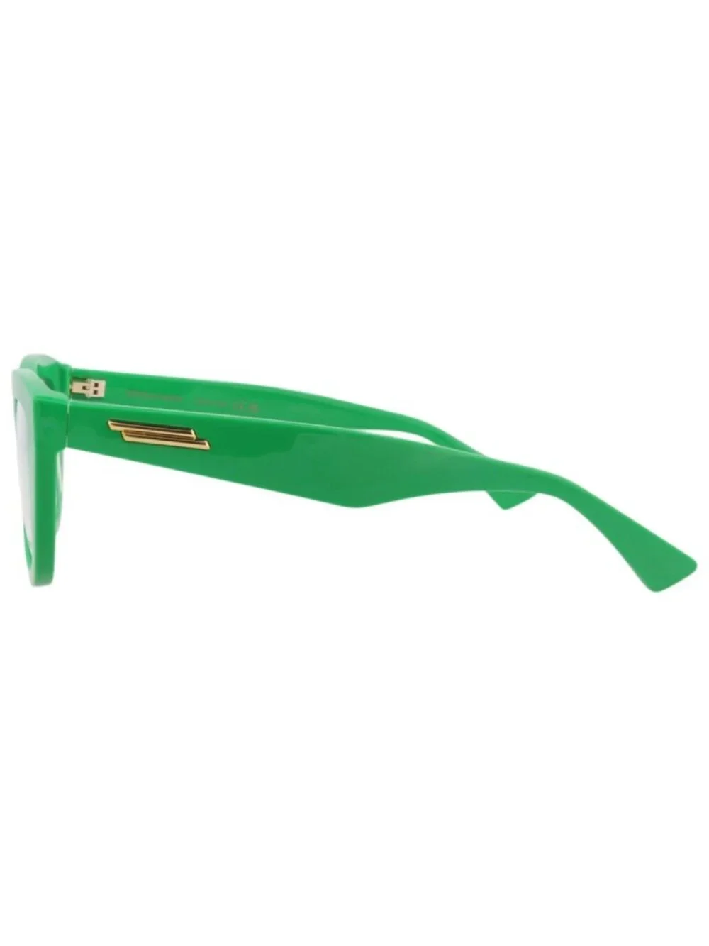 New Bottega Veneta Women's Eyeglasses Cat Eye Recycled Acetate Frame Green Green